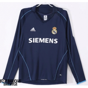 Real Madrid 2005-2006 Retro Venkovní Dres Dlouhý Rukáv Real Madrid 2005-2006 Retro Venkovní Dres Dlouhý Rukáv